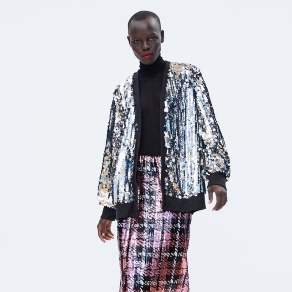 Sequin jacket